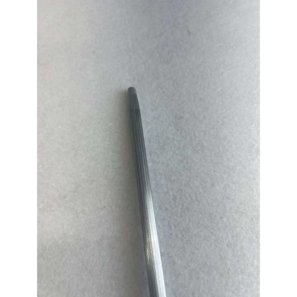 Hexclad 9-In‎ Honing Rod Carbon Steel Rod Green Pakkawood Handle